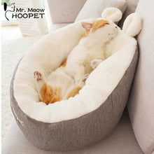 Load image into Gallery viewer, Hoopet Cat Warm Basket Bed Cat House Kennel for Dog Puppy Home Sleeping Kennel Teddy Comfortable House