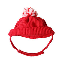 Load image into Gallery viewer, Pet Dog Cat Hat Winter Caps Christmas Warm Hat Puppy Dog Wool Cap Party Wear