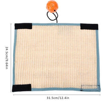 Load image into Gallery viewer, Home Scratching Board Furniture Toys Loop Pad Mat Chair Sisal Table Scratcher Protector Home Pet Sofa Indoor Cat Carpet