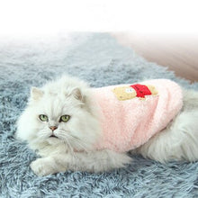 Load image into Gallery viewer, Warm Cat Clothes Autumn Winter Pet Clothing For Small Cats Dogs Cartoon Cat Costumes Soft Fleece Kitten Kitty Coat Jacket Outfit