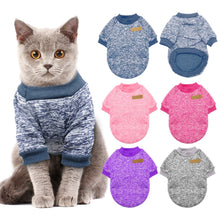 Load image into Gallery viewer, Pet Clothes Sweater Cat Coat Costume Warm Dog Cat Clothing Autumn Winter Small Dogs Cats Chihuahua Pug Yorkies Kitten Outfit