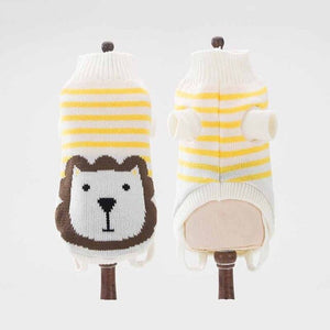 Pet Dog Cat Clothing Winter Autumn Warm Cat Knitted Sweater Jumper Puppy Pug Coat Clothes Pullover Knitted Shirt Kitten Clothes