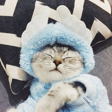 Load image into Gallery viewer, Cute Cat clothes одежда для кош Cat Sweater Winter Warm for Cats Clothing Products for Pets Costume Suit Halloween  Pet supplies