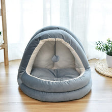 Load image into Gallery viewer, Warm Puppy House For Small Dog Cat Sleeping Kennel Soft Home Pet Cats Bed Nest Washable Dogs Mat Pets House Nest Mat Bed Product