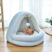 Load image into Gallery viewer, Warm Puppy House For Small Dog Cat Sleeping Kennel Soft Home Pet Cats Bed Nest Washable Dogs Mat Pets House Nest Mat Bed Product