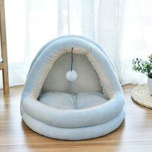 Load image into Gallery viewer, Warm Puppy House For Small Dog Cat Sleeping Kennel Soft Home Pet Cats Bed Nest Washable Dogs Mat Pets House Nest Mat Bed Product
