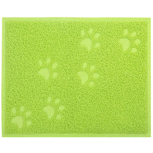 1pc Square Pad Portable Litter Mat PVC Easy Clean Pets Home Thicken Dog Non Slip Paws Printed Soft Cat High Quality