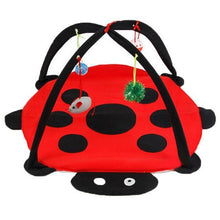 Load image into Gallery viewer, Red Beetle Fun Bell Cat Tent Pet Toy Cat Hammock Toy Cat Litter Cat Home Goods Cat House