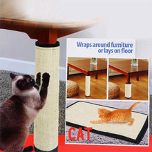 Load image into Gallery viewer, Home Fashion Natural Sisal Cat Scratch Mat Furniture Carpet Protector Sisal Mat Toys Cat Climbing Scratch Pad Board