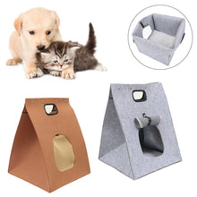 Load image into Gallery viewer, Now Foldable Portable Dog Cat House Cave Tent Sleeping Bed Pet Carrier Soft Kennel  pet dog DIY handheld travel home bed carrier