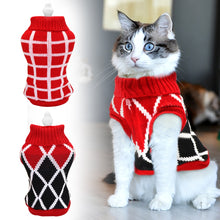 Load image into Gallery viewer, Cute Cat Sweater Costume Winter Warm Pet Clothes Dog Clothes Cat Clothing for Cats Small Dogs Pets Products for Chihuahua