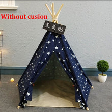 Load image into Gallery viewer, RFWCAK Pet Cat Tent Dog Bed Washable Teepee Cat Toy House Puppy Dogs Small Animals Home Katten Mand Portable Tent Pet Supplies