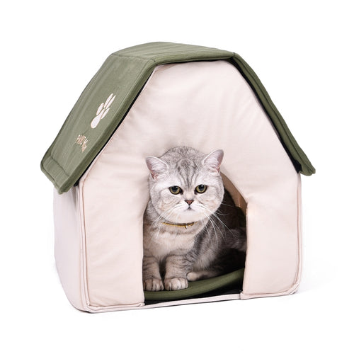 Drop shipping Foldable Pet Cat Cave House Cat Kitten Bed Cama Para Cachorro Soft Dog House Cat Dogs Home Shape Red Green