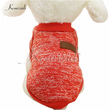 Load image into Gallery viewer, KEMISIDI Dog Clothes Ten Colors Classic Fashion Wool Sweater Dog And Cat Autumn And Winter Sweet Fleece Clothing