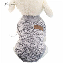 Load image into Gallery viewer, KEMISIDI Dog Clothes Ten Colors Classic Fashion Wool Sweater Dog And Cat Autumn And Winter Sweet Fleece Clothing