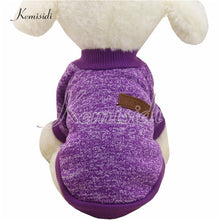 Load image into Gallery viewer, KEMISIDI Dog Clothes Ten Colors Classic Fashion Wool Sweater Dog And Cat Autumn And Winter Sweet Fleece Clothing