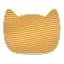 Load image into Gallery viewer, Pet Cat Double Side Kitten Cute Pattern Cat Litter Trapper Toilet Mat EVA Waterproof Easy Cleaning Mat for Home Pet Cat Supplies