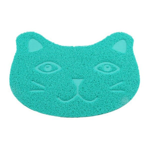 Waterproof Kitten Feeder PVC Pet Cat Toilet Mat Pad Home Mats Cat Litter Trapper Easy Cleaning Mat Pet Cat Supplies For Gatos