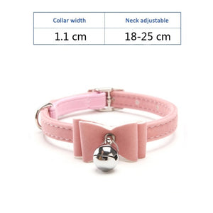 Cat Collar With Bell Collar For Cats Kitten Puppy Leash Collars For Cats Dog Chihuahua Pet Cat Collars Leashes Lead Pet Supplies