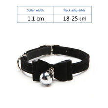 Load image into Gallery viewer, Cat Collar With Bell Collar For Cats Kitten Puppy Leash Collars For Cats Dog Chihuahua Pet Cat Collars Leashes Lead Pet Supplies