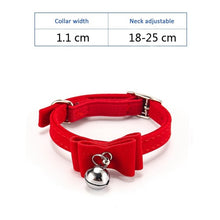 Load image into Gallery viewer, Cat Collar With Bell Collar For Cats Kitten Puppy Leash Collars For Cats Dog Chihuahua Pet Cat Collars Leashes Lead Pet Supplies